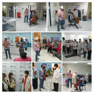 Read more about the article Laboratorios Lam realiza concierto en el HRU José María Cabral y Báez