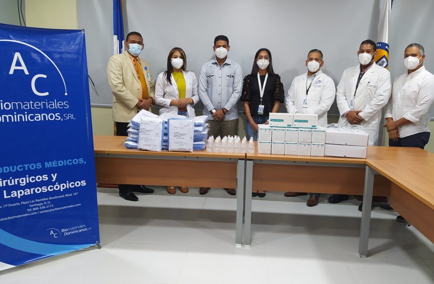 AC Biomateriales Dominicanos SRL entrega material gastable la Hospital Jos&eacute; Mar&iacute;a Cabral y B&aacute;ez