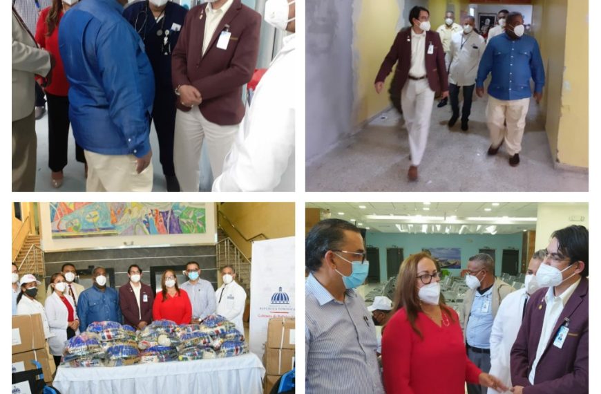 Gabinete de Pol&iacute;tica Social entrega 25 sillas de ruedas y raciones alimenticias al Hospital Cabral y B&aacute;ez.