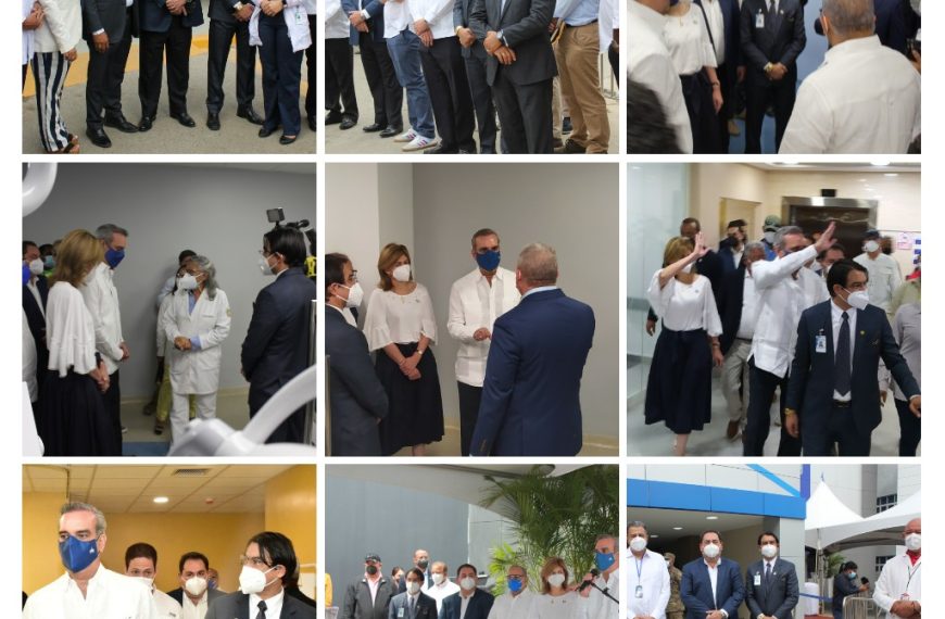 El presidente Luis Abinader deja en funcionamiento Ala Sur y Oeste del Hospital Cabral y B&aacute;ez