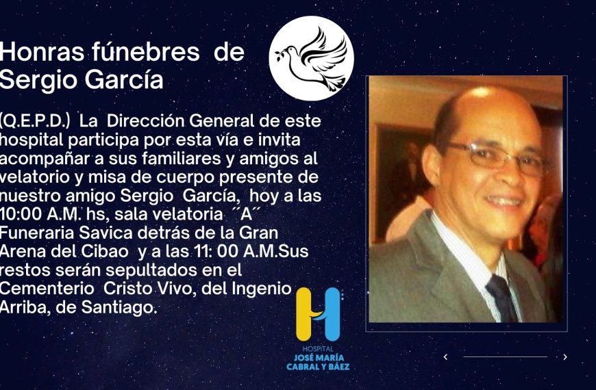 Honras f&uacute;nebres de Sergio Garc&iacute;a