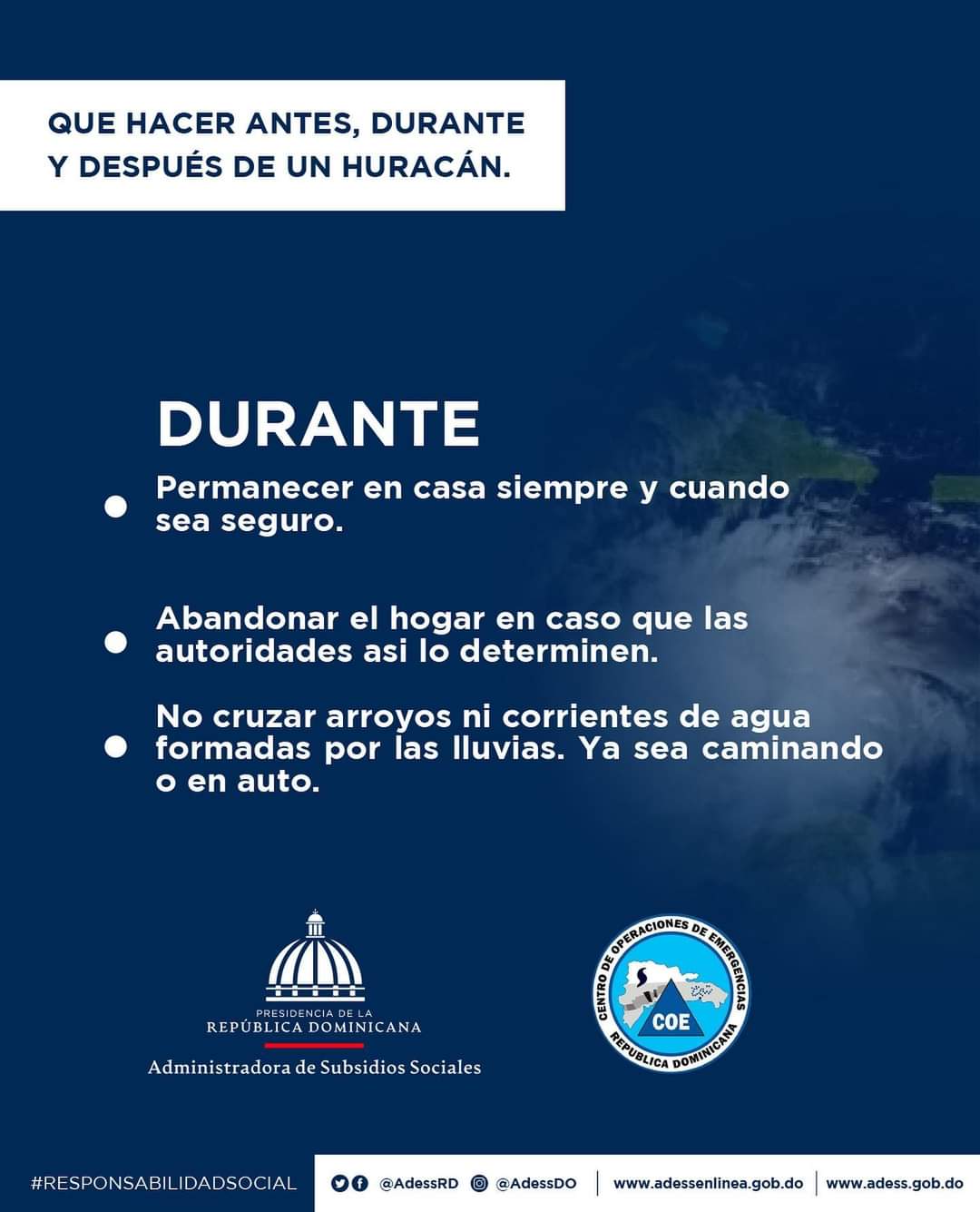 Read more about the article Que hacer durante un  Huracán