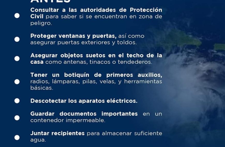 Que hacer antes de un Hurac&aacute;n