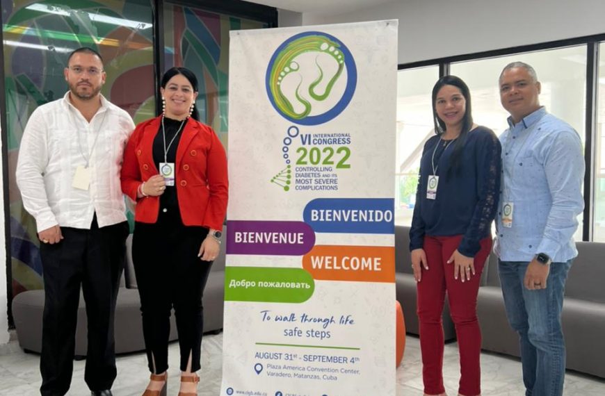Cabral y B&aacute;ez reconocido a nivel internacional por el buen manejo en pacientes con &uacute;lcera de pie diab&eacute;tico