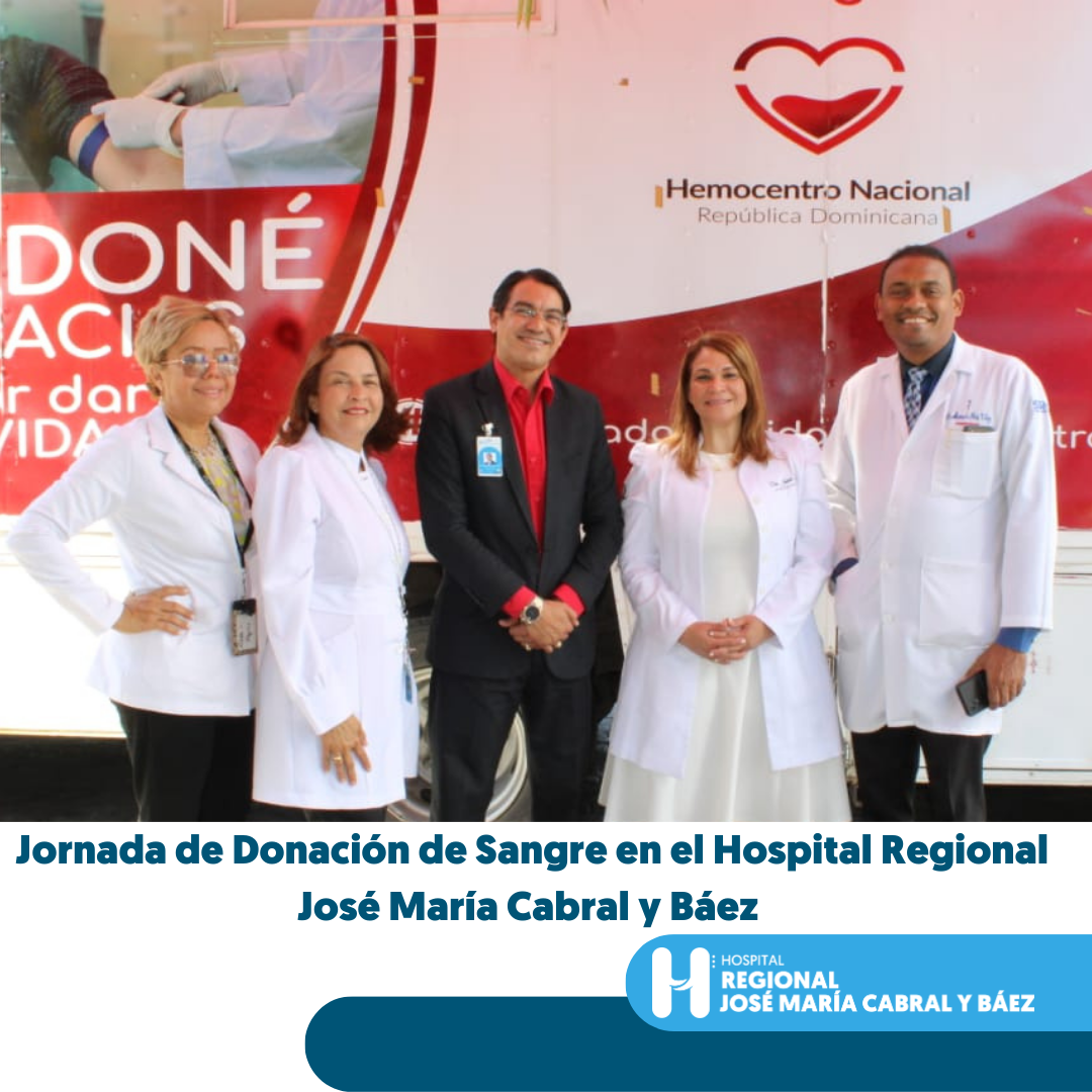 You are currently viewing Jornada de donación de sangre en el Hospital Regional José María Cabral y Báez en conmemoración del Día Mundial del Donante de Sangre