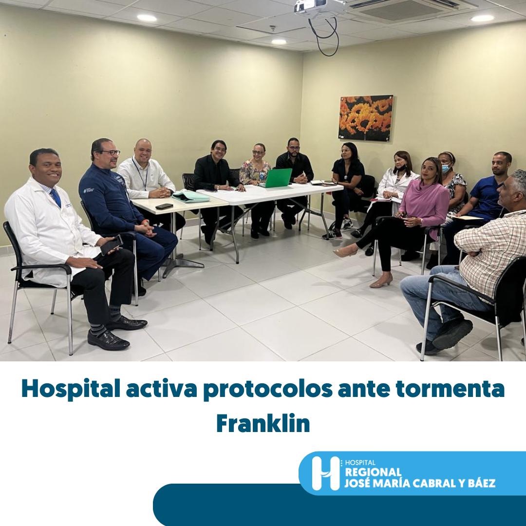 Read more about the article Hospital activa protocolos ante tormenta Franklin