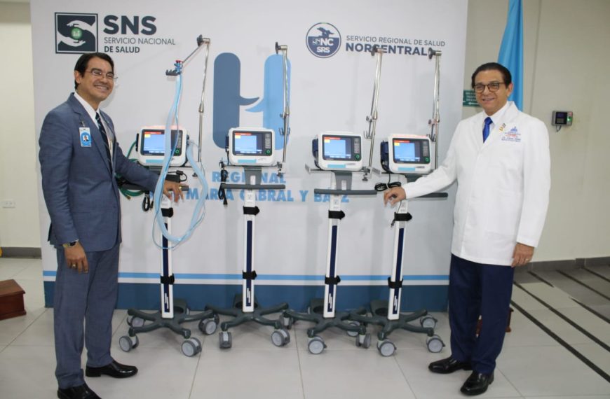 &iexcl;Hoy celebramos la llegada de cuatro nuevos ventiladores a nuestro Hospital Cabral y B&aacute;ez!